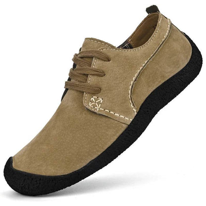 Breathable Outdoor Shoes Men Sneakers Spring Casual Men Shoes Suede Leather Shoe Anti-skid Walking Shoe Hot Sale Footwear - Touchy Style