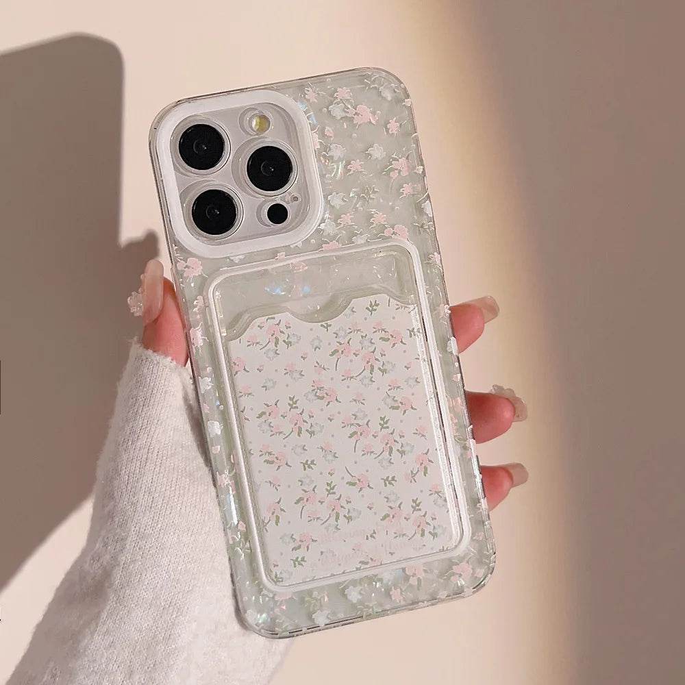 Cute Phone Cases For iPhone 15, 14, 13, 12, 11 Pro Max, Xr, 15 14 Plus - Fairy Flowers Art Cover - IC5480 - Touchy Style