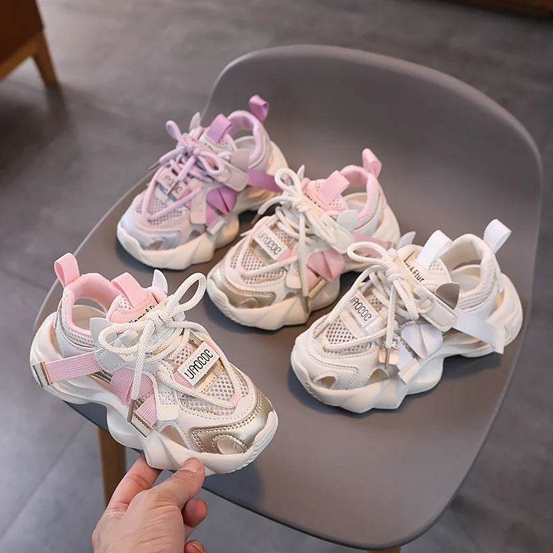 Sandals Children Sneaker for Student Casual Shoes Summer Breathable Mesh Girl Sport Shoes Vulcanized Boy Platform Sandals H04023 - Touchy Style