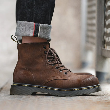 Maden Men Boots Comforta Lace-up High Quality Leather Men&