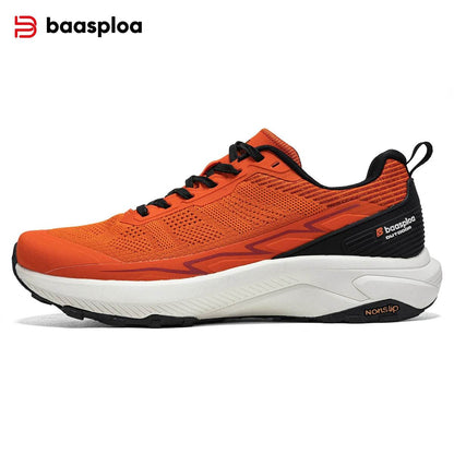 2024 New Baasploa Men Shoes Mesh Surface Breathable Outdoor Shoes Lightweight Comfortable Casual Non-slip Wear Shoes For Men - Touchy Style