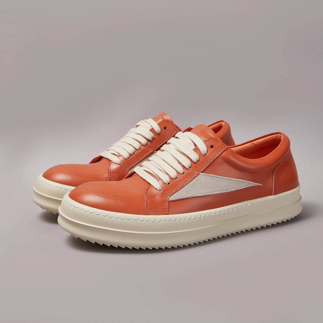 Brand Casual Low Top Orange Leather Designer Men Shoe Roman New Fashion Quality owe-n Street Platform Luxury Women Sneaker - Touchy Style