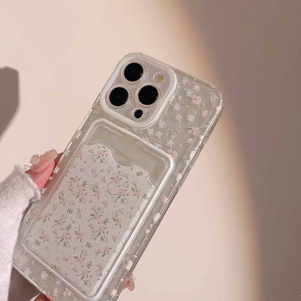 Cute Phone Cases For iPhone 15, 14, 13, 12, 11 Pro Max, Xr, 15 14 Plus - Fairy Flowers Art Cover - IC5480 - Touchy Style