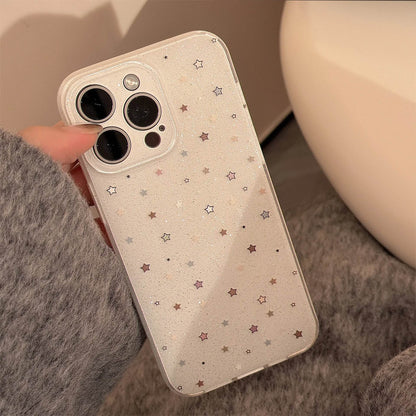 Cute Phone Cases For iPhone 16, 15, 14, 13, 12 Pro Max - Fairy Starry Sky - Glitter Art Back Cover - IC9340 - Touchy Style