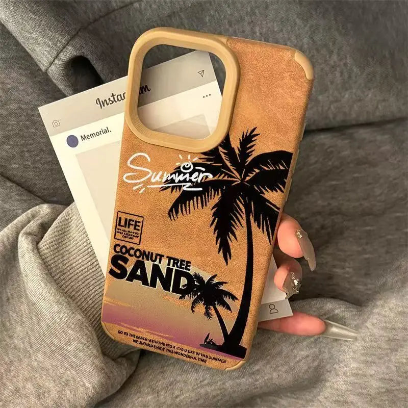 حافظات هواتف لطيفة لأجهزة iPhone 11، 12، 13، 14، 15، 16 Pro Max، XS، X، XR، 16 Plus - نمط جلد سويدي على شكل كلب وقط - غطاء ممتص للصدمات من الجلد