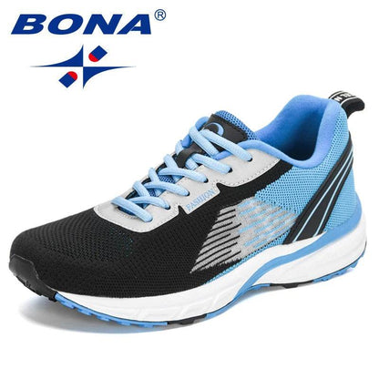 BONA New Popular Style Men Running Mesh Weaving Upper Sport Shoes ventilate Jogging Walking Sneakers Lace Up Free Shipping - Touchy Style
