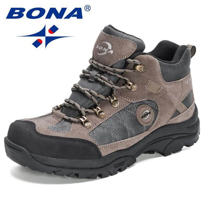 New Designers Non-slip Wear-resistant Breathable Hiking Shoes Men Lace UpOutdoor High-quality Jogging Walking Shoe - Touchy Style