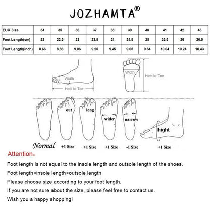 JOZHAMTA 2025 News Women Ankle Boots Kid Suede Snow Boots Warm Wool Short Sneakers Winter Low Heel Shoes Size 35-40 - Touchy Style