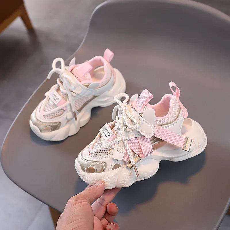 Sandals Children Sneaker for Student Casual Shoes Summer Breathable Mesh Girl Sport Shoes Vulcanized Boy Platform Sandals H04023 - Touchy Style