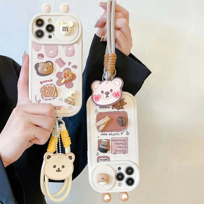 Fashion Hand Strap Lanyard Protective Cover for iPhone 11 12 13 14 15 Pro Max Anti Fall Back Case for iPhone 14 Pro Max 13 Pro