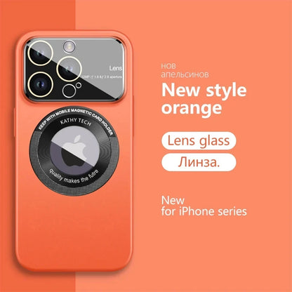 Luxury Matte Magnetic For Magsafe Cases For iPhone 15 14 12 11 13 Pro Max Plus Accessories Wireless Charge Lens Protector Cover