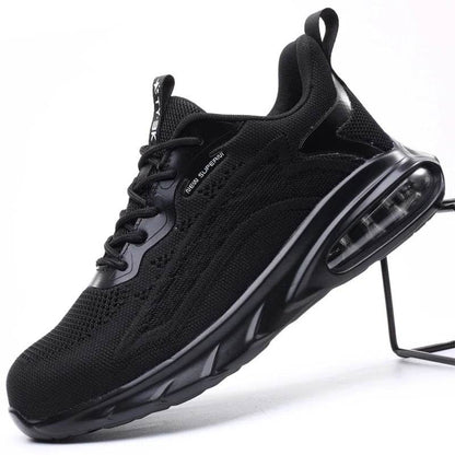 Safety Shoes Men Women Air Cushion Shoes Work Sneakers Steel Toe Cap Indestructible Shoes Breathable Puncture-Proof Men Boots - Touchy Style