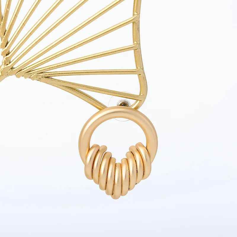 Drop Earrings Charm Jewelry - Round Geometry - GTLE9409 - Touchy Style