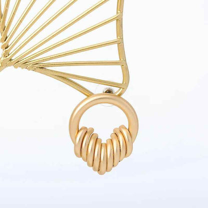 Drop Earrings Charm Jewelry - Round Geometry - GTLE9409 - Touchy Style