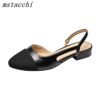 All-match Flat Shoes Women Sandals Non-Slip Soft Leisure Shoes Mixed Colors Comfort Low Heel Femme Thick Bottom Designer Shoes - Touchy Style