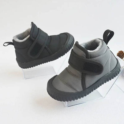 2024 Winter Kids Snow Boots Infant Baby Girl Shoes Cotton Plush Warm Toddler Sneakers Fashion Boys Short Boots Non-Slip E09292 - Touchy Style