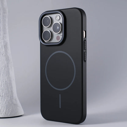 Luxury Original Hard PC Magsafe Case for iPhone 16 15 14 Plus 13 12 11 Pro X XR XS Max Shockproof Matte Thin Magnetic Cover