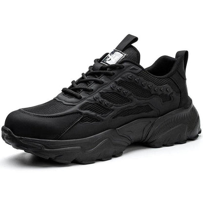 Anti puncture Work Safety Shoes For Men Women Anti-smash Work Shoes Wear-resistant Lightweight Protective Shoes White Sneakers - Touchy Style