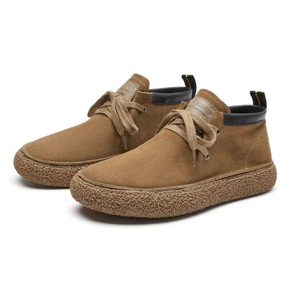 Men Shoes 2024 High Top Sneakers Casual Shoes Fashion Mens Tooling Shoes Retro High Quality Genuine Leather Men Shoes Elegantes - Touchy Style