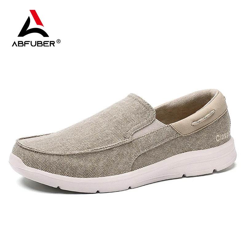 New Summer Breathable Canvas Shoes Men Loafers Slip On Sneakers Fashion Casual Men Shoes Lightweight Flats Men Driving Zapatos - Touchy Style
