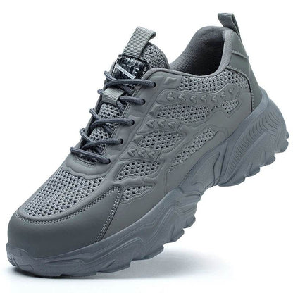 Breathable Safety Shoes For Men Women Summer Work Shoes Sneakers Puncture-Proof Indestructible Shoes Protective Boots Security - Touchy Style