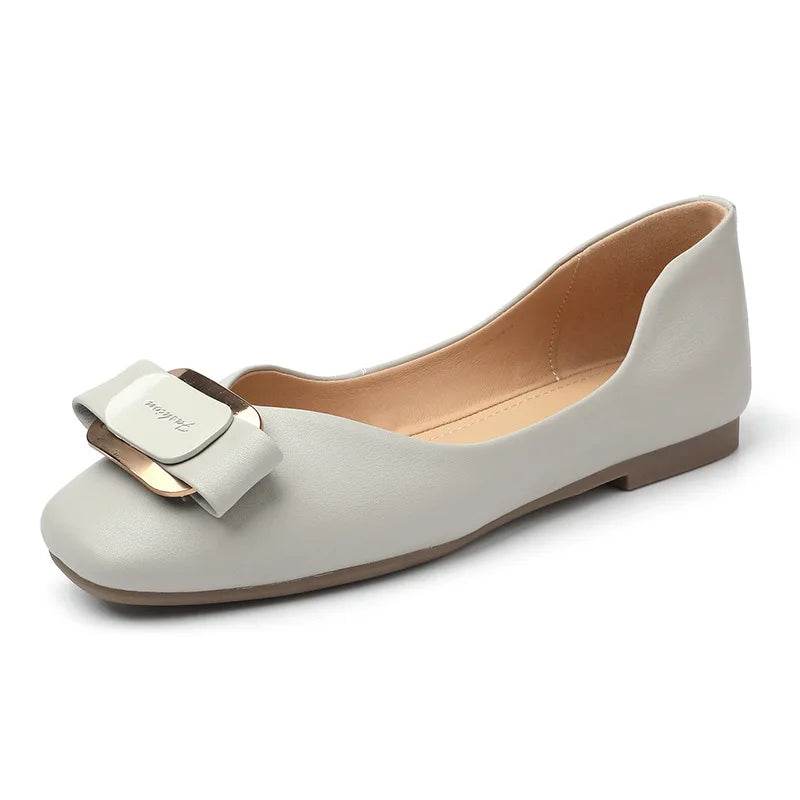 Women Loafers Spring Genuine Leather Comfort Flat Shoes Slip-On Footwear Fashion Female Footwear Zapatos De Mujer - Touchy Style