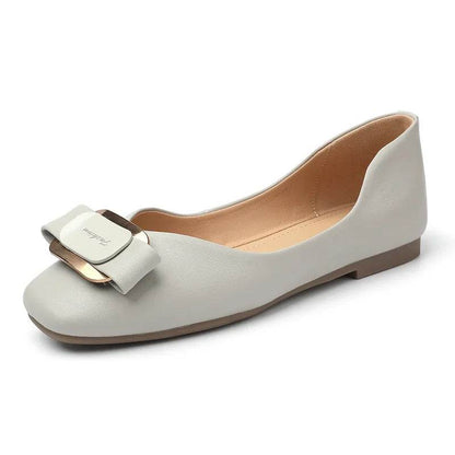 Women Loafers Spring Genuine Leather Comfort Flat Shoes Slip-On Footwear Fashion Female Footwear Zapatos De Mujer - Touchy Style