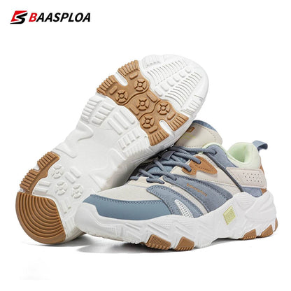 Baasploa Women Casual Shoes Mesh Surface Breathable Non-Slip Women Shoes 2024 New Arrival Brand Outdoor Women Walking Sneakers - Touchy Style