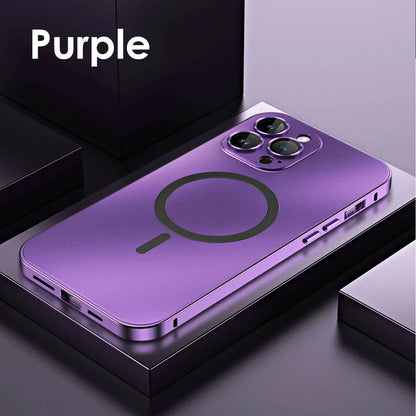 Metal Frame Phone Case For Iphone 13 12 14 15 16 Pro Max Plus Luxury Aluminum PC Back Panel Phone Cover For IPHON 15 16 Promax - Touchy Style