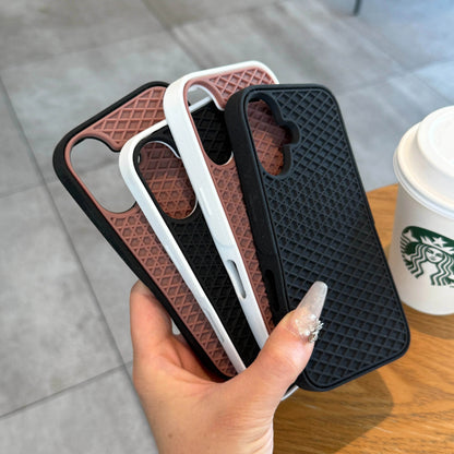 for Vans 3D Waffle Shoe Sole Phone Case For iPhone 16 15 14 13 12 11 Pro Max 7 8 Plus XS Max X XR Advanced Soft Shockproof Cover - Touchy Style