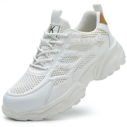 Breathable Safety Shoes For Men Women Summer Work Shoes Sneakers Puncture-Proof Indestructible Shoes Protective Boots Security - Touchy Style