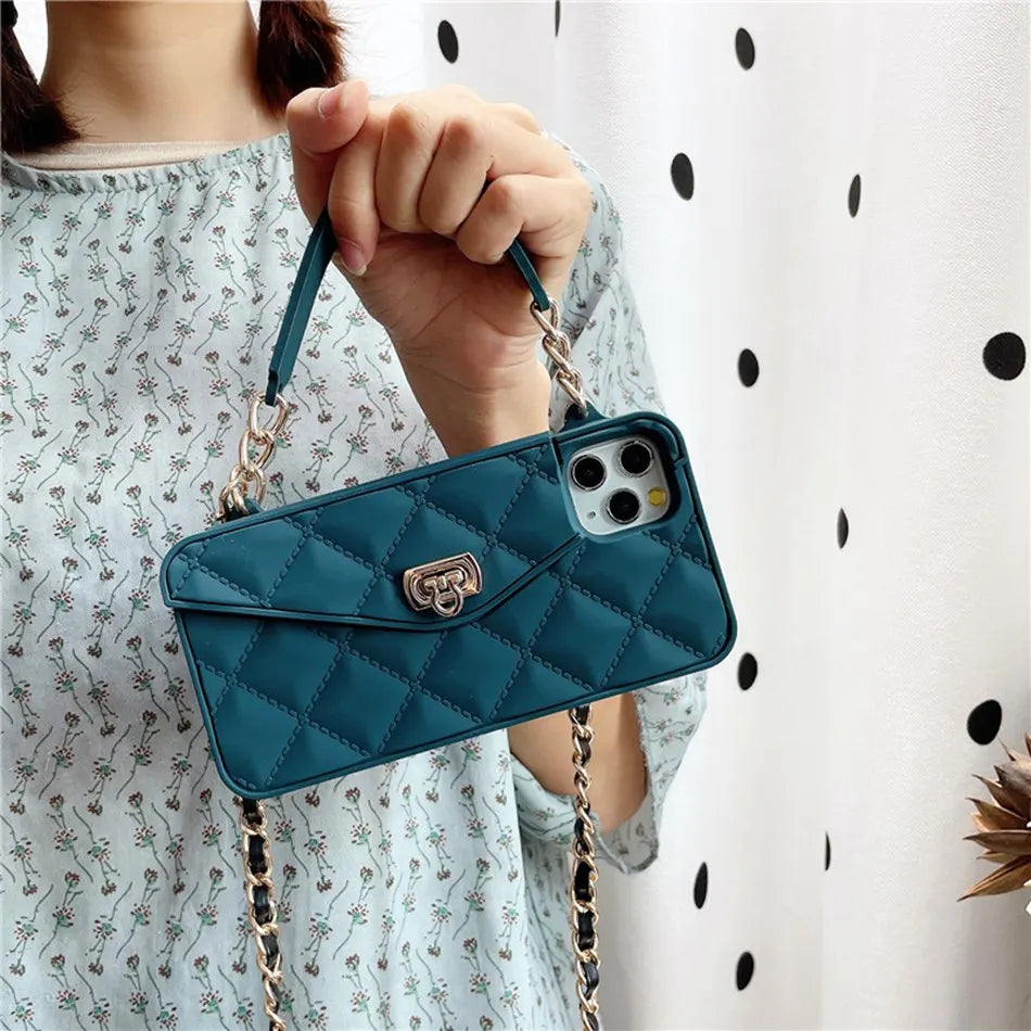 Cute Phone Cases For iPhone 13 12 11 Pro Max 6 7 8 Plus X XR XS Max Handbag Wallet A