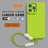 Phone Case For iPhone 16E 16 14 15 Plus 12 13 Mini 11 16 Pro X XR XS Max SE Liquid Silicone Charm Strap Lanyard Protector Cover - Touchy Style