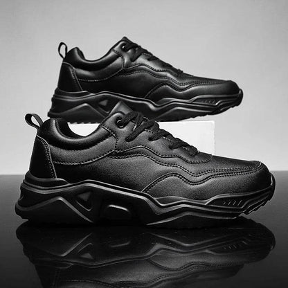 Men Shoes New Leather Casual Shoes for Men Winter Autumn Sneakers Men Waterproof Lightweight Tenis - Touchy Style
