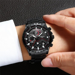 WM140: Men's Simple Watch - Luxury Army Military Sport Casual Waterproof Business Quartz