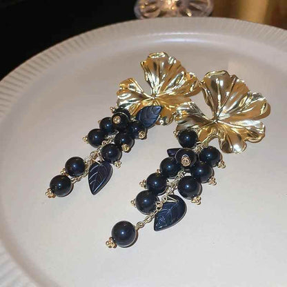 A6145 Big Metal Flower Charm Stud Earring Jewelry - Touchy Style