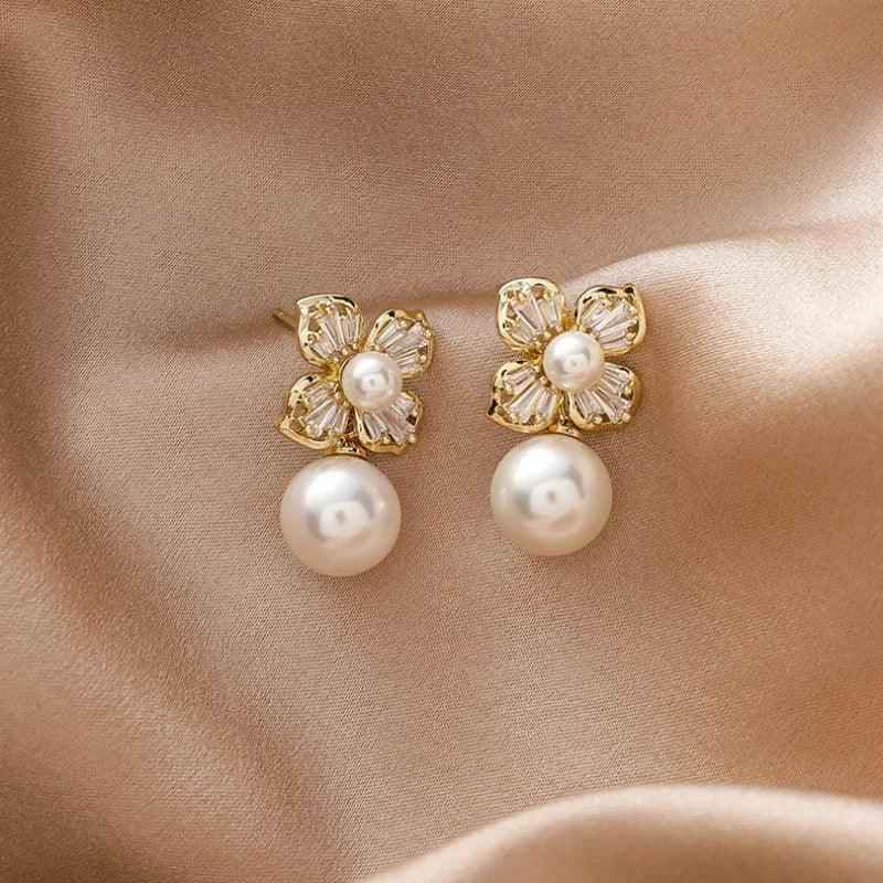 ABCJ503 Drop Earrings Charm Jewelry - Temperament Simple Pearl - Touchy Style
