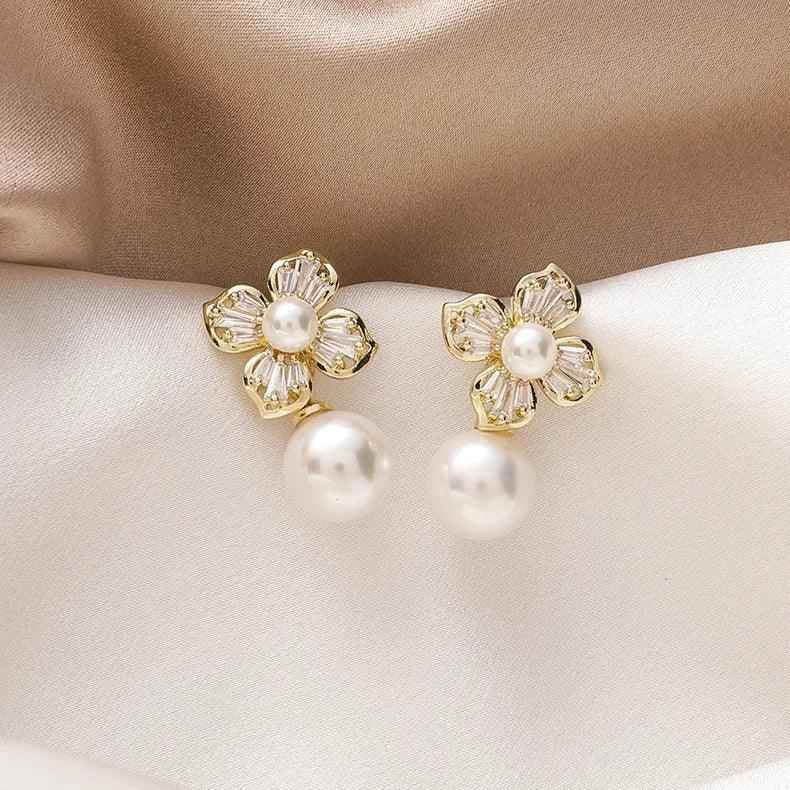 ABCJ503 Drop Earrings Charm Jewelry - Temperament Simple Pearl - Touchy Style