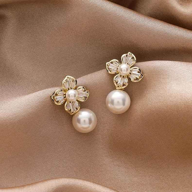 ABCJ503 Drop Earrings Charm Jewelry - Temperament Simple Pearl - Touchy Style