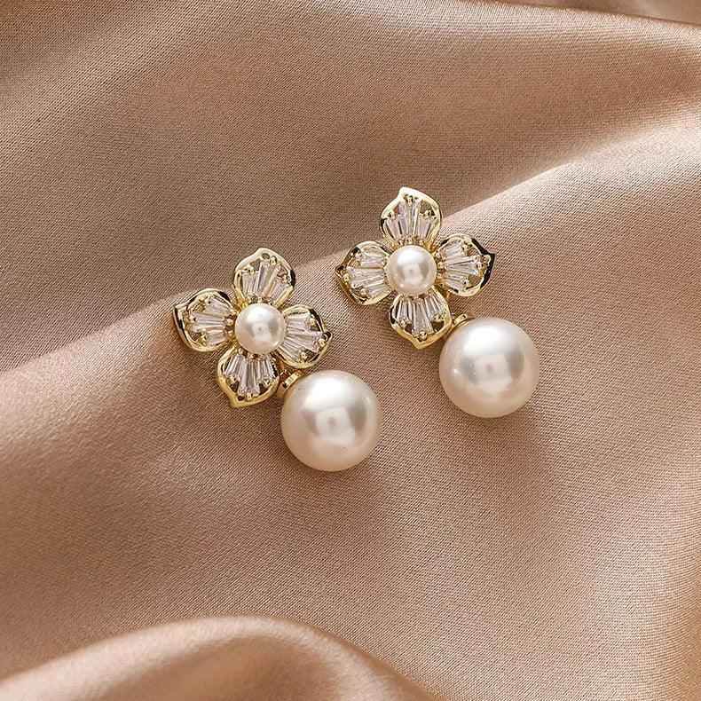 ABCJ503 Drop Earrings Charm Jewelry - Temperament Simple Pearl - Touchy Style