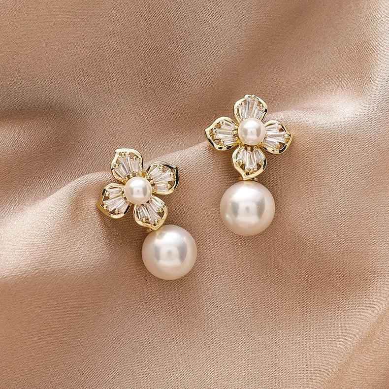 ABCJ503 Drop Earrings Charm Jewelry - Temperament Simple Pearl - Touchy Style .