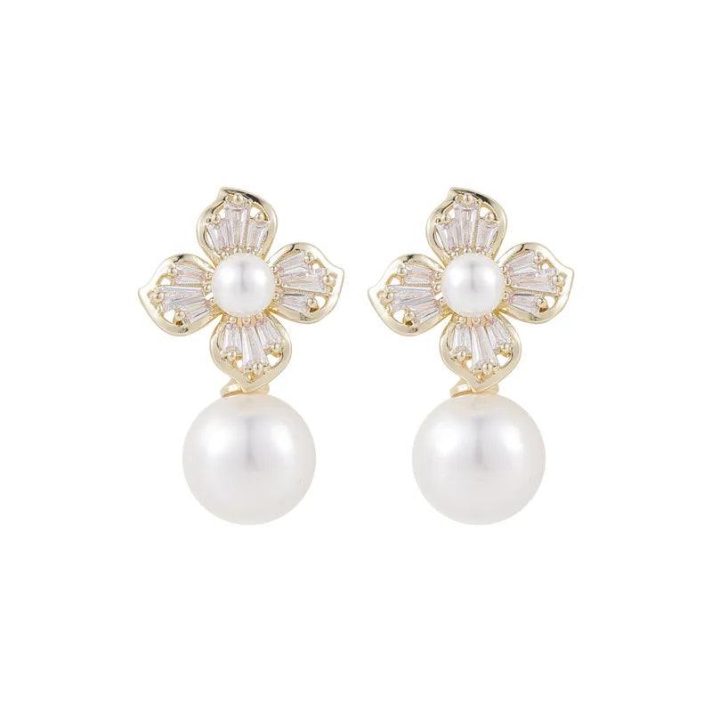 ABCJ503 Drop Earrings Charm Jewelry - Temperament Simple Pearl - Touchy Style .