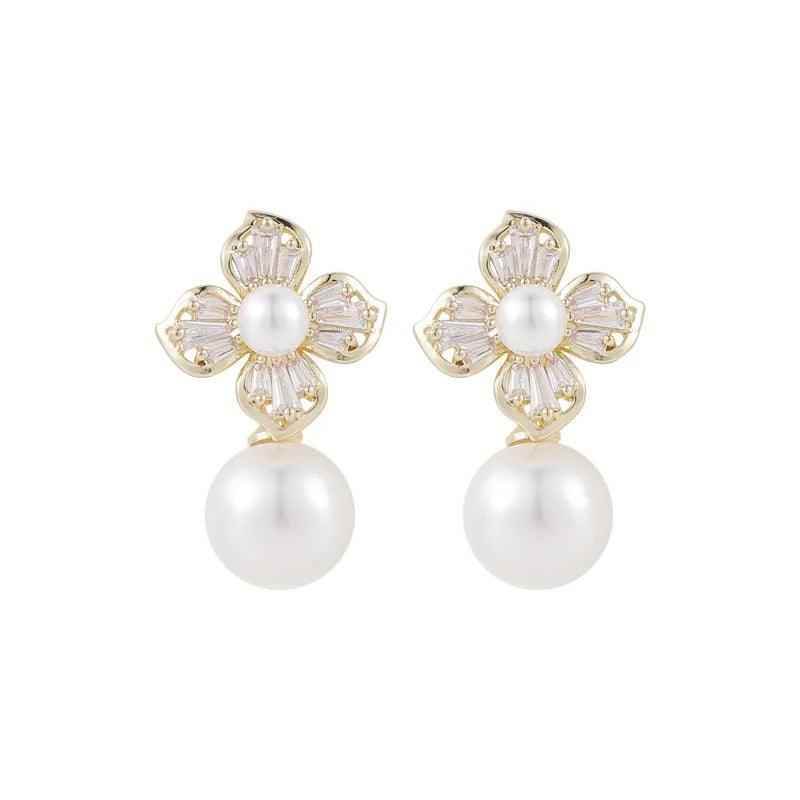 ABCJ503 Drop Earrings Charm Jewelry - Temperament Simple Pearl - Touchy Style