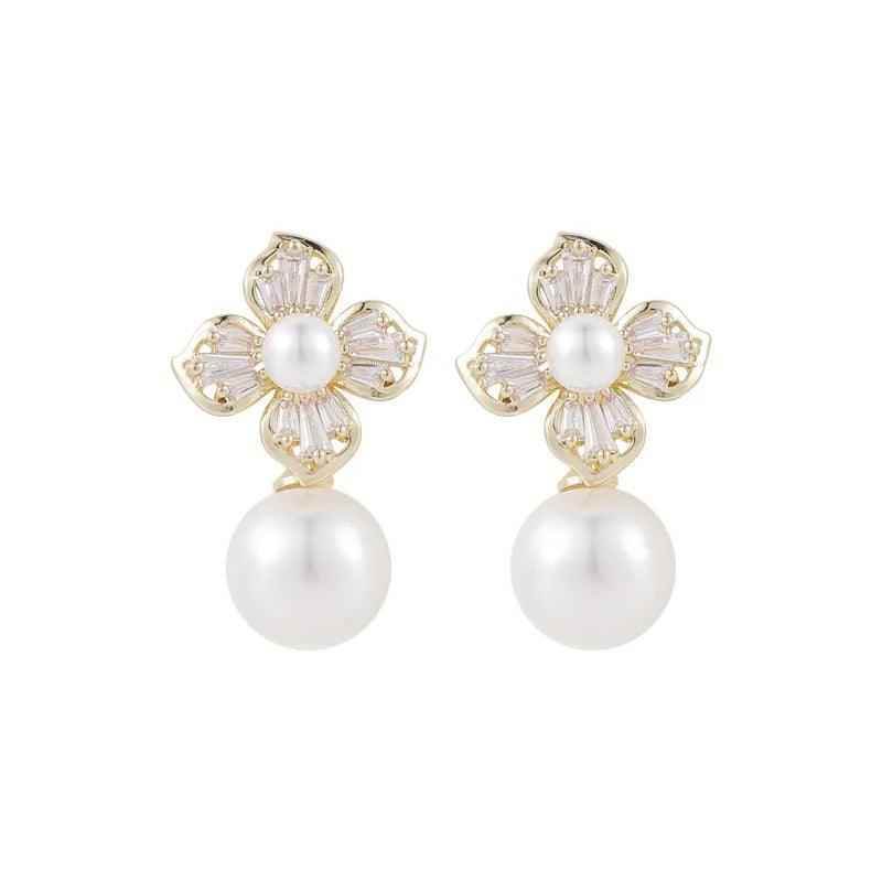 ABCJ503 Drop Earrings Charm Jewelry - Temperament Simple Pearl - Touchy Style .