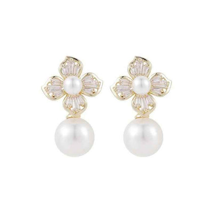 ABCJ503 Drop Earrings Charm Jewelry - Temperament Simple Pearl - Touchy Style