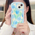 Abstract Floral Heart Cute Phone Case for iPhone 11, 12, 13, 14, 14 Plus, 7, 8, 8 Plus, X, XR, XS, XS Max - Touchy Style