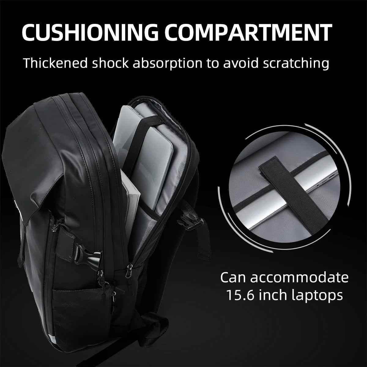 ACB5724 Cool Backpack - Expandable Waterproof Laptop Bag - Touchy Style .