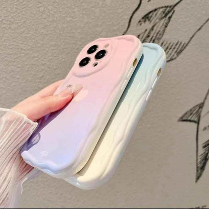 ACPC250 Cute Phone Case For Huawei P30, P40 Lite, P60 Pro, Y9S, Nova Y70, 11, 10, 9 SE, and Honor 50, 70, 90, X7, X8, X9 series - Gradient Heart - Touchy Style