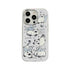 ACPC251 Cute Phone Case For iPhone 15, 14, 13, 12, and 11 series - Cartoon White Cat - Touchy Style