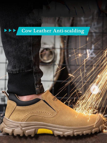 Anti-smashing Anti-stab Work Safety Boots Men&